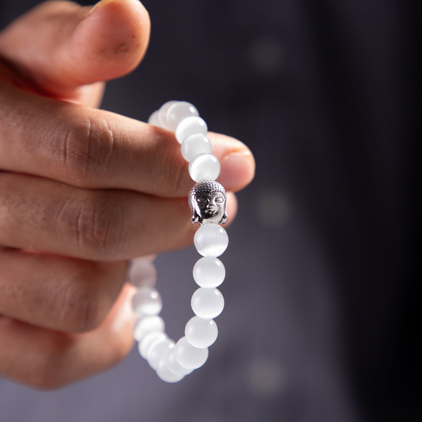 Moonstone Buddha Stone Bracelet