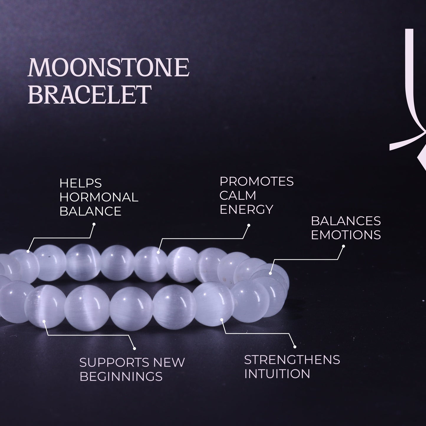 Moonstone Energy Bracelet