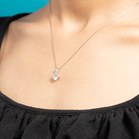 Round Solitaire Pendant