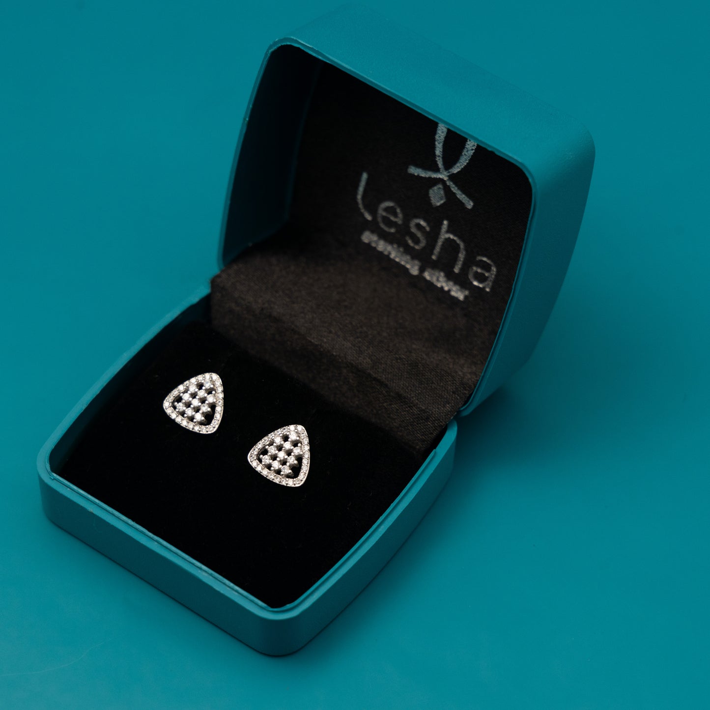 Radiant Triangle Studs