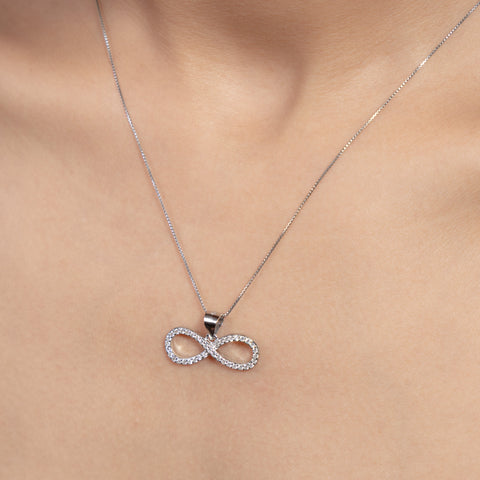 Silver Infinity Necklace
