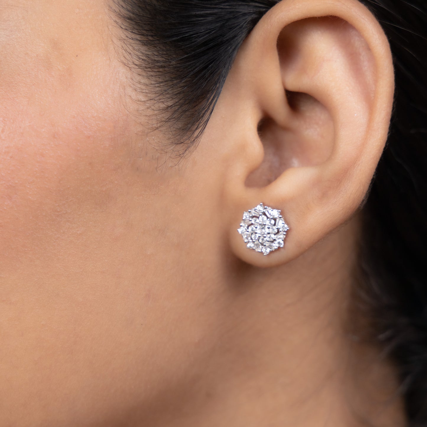 Floral Cluster Studs