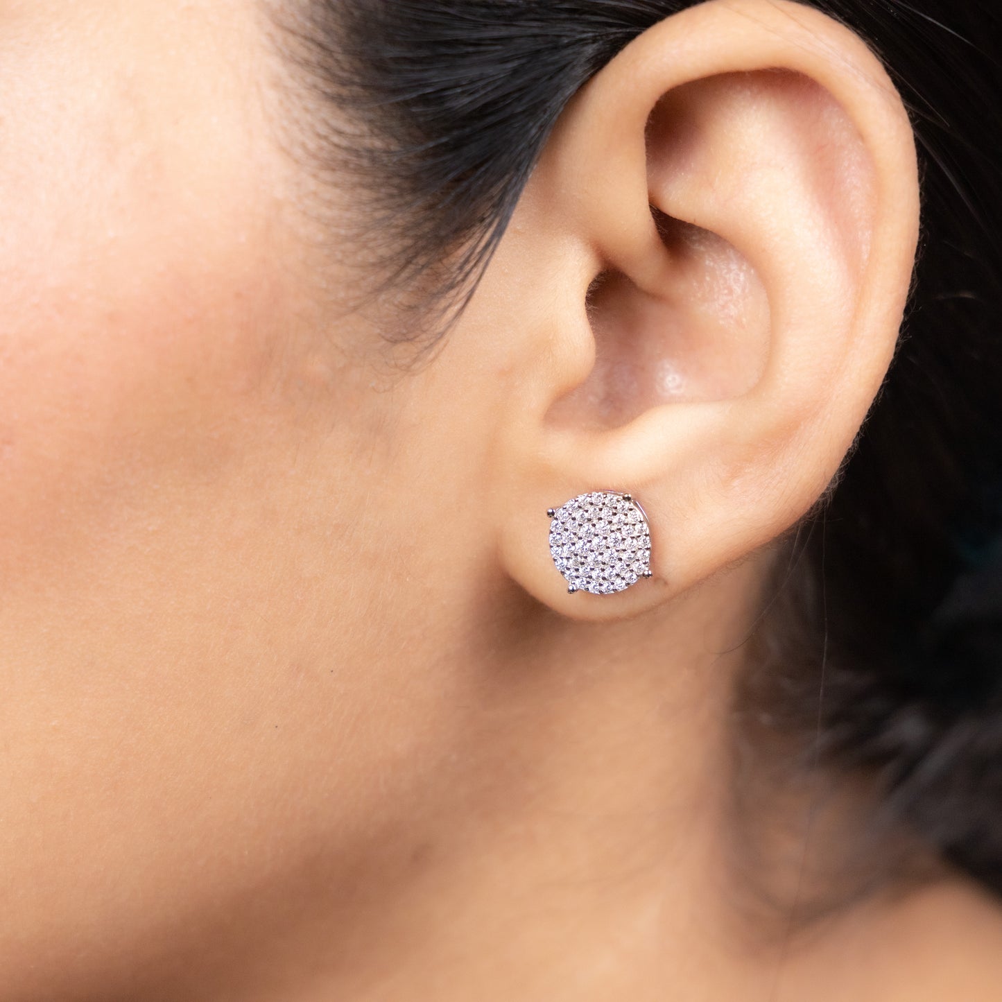 Round Cluster Studs