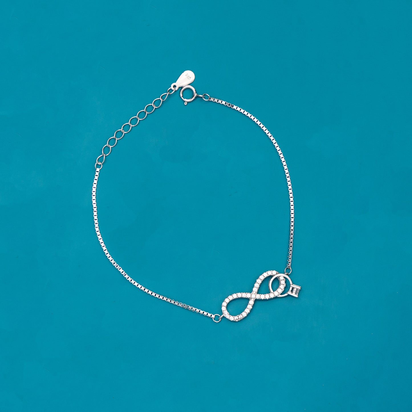 Infinity Ring Silver Bracelet