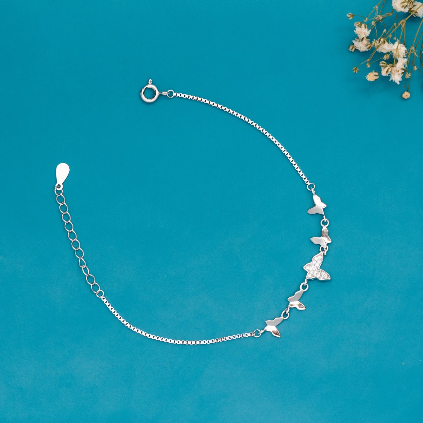 Butterfly Silver Bracelet