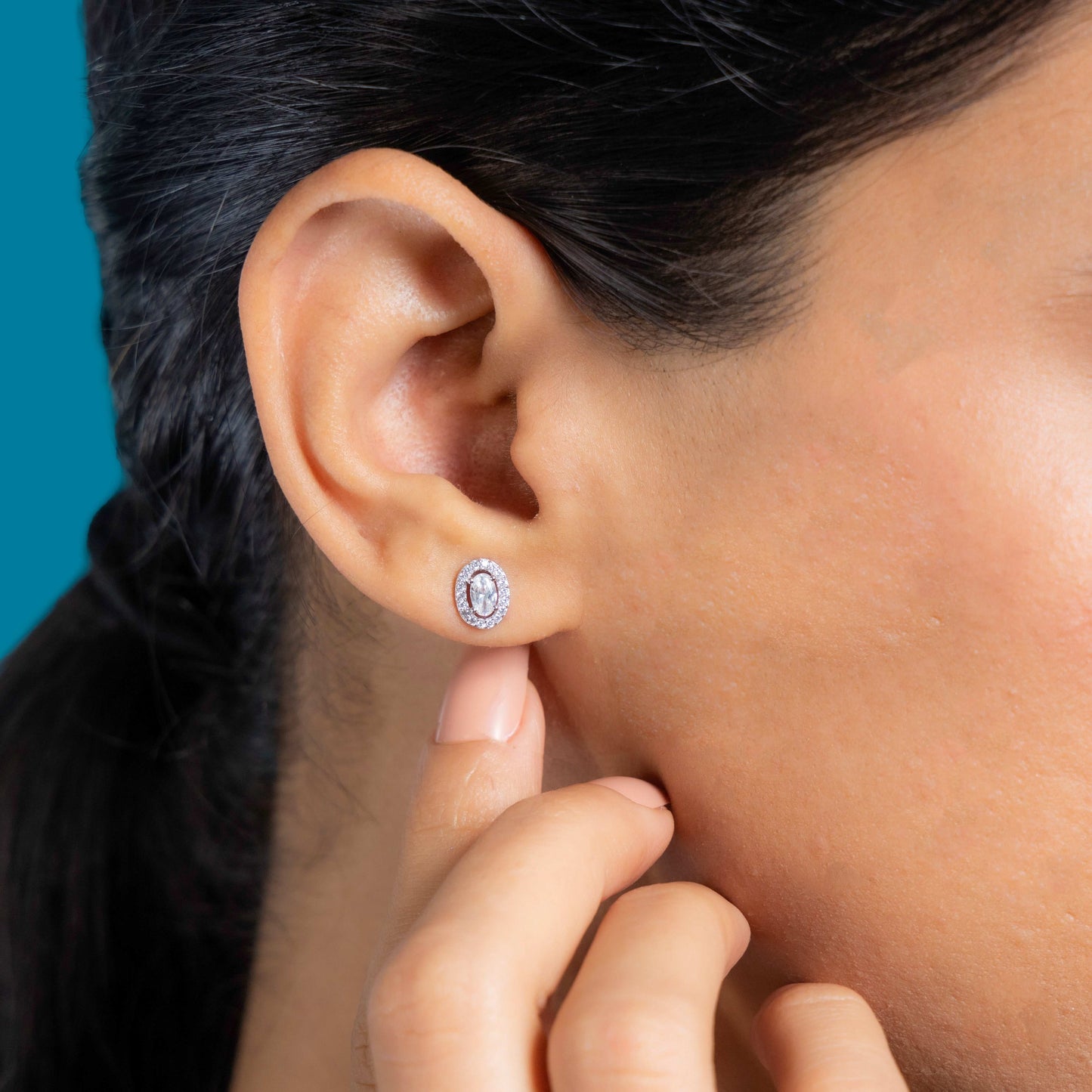 Stunning Silver Circle Harmony Necklace Set