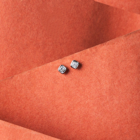 Silver Starlet Stud Earrings