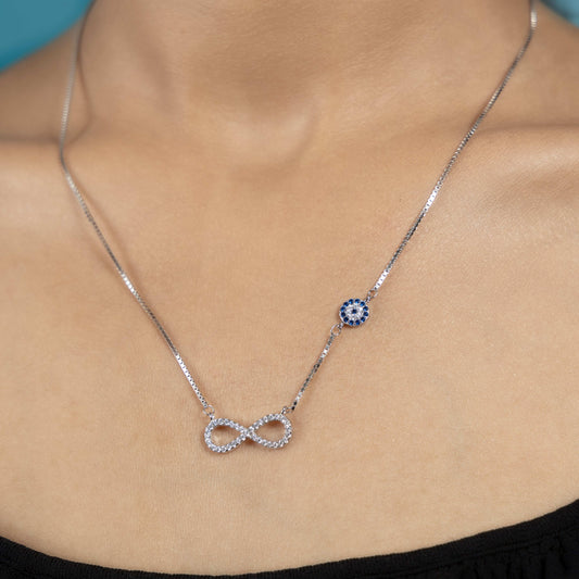 Elegant Silver Eternal Bloom Necklace Craft