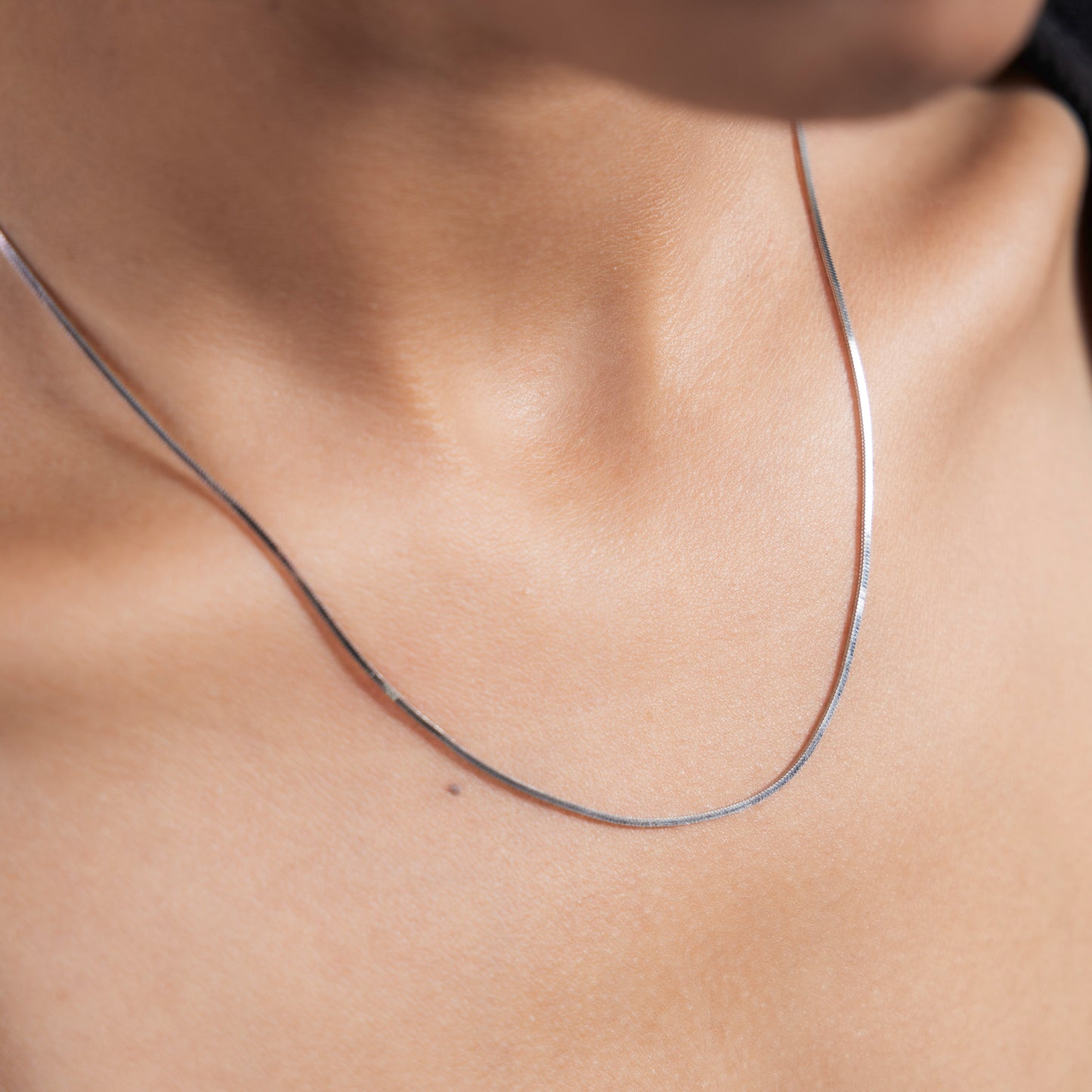 Serene silver chain for women