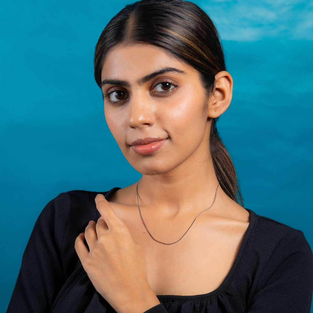 Chic Serene Silver Chain for Women