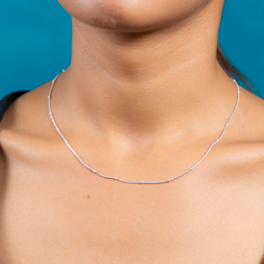 Luxurious Serene Silver Chain for Women