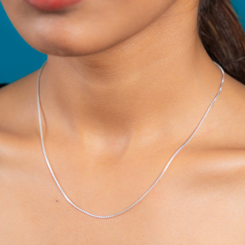 Celeste silver chain for women