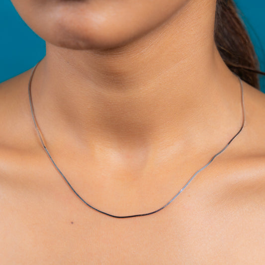 Niva silver chain for women's