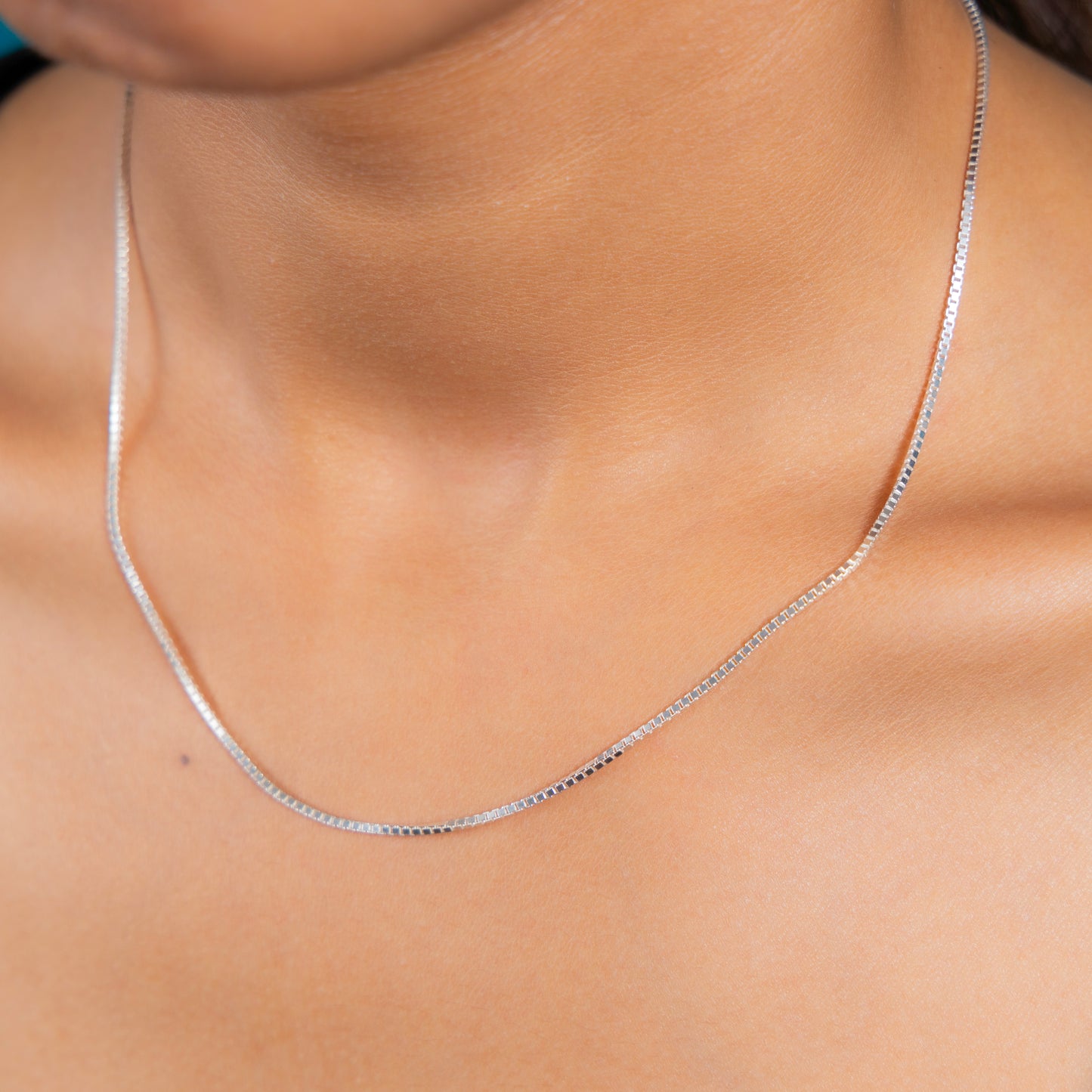 Luminous Link silver chain for women