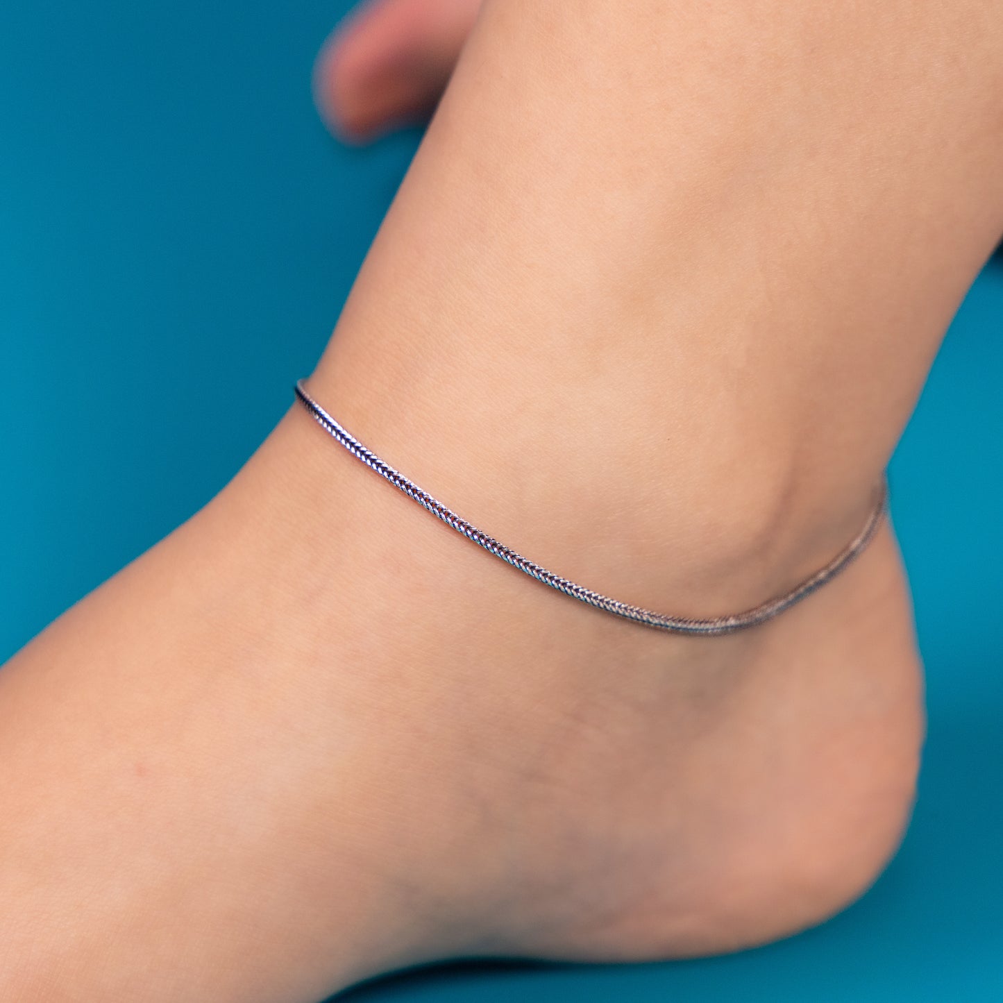 Cindrella Silver Anklet