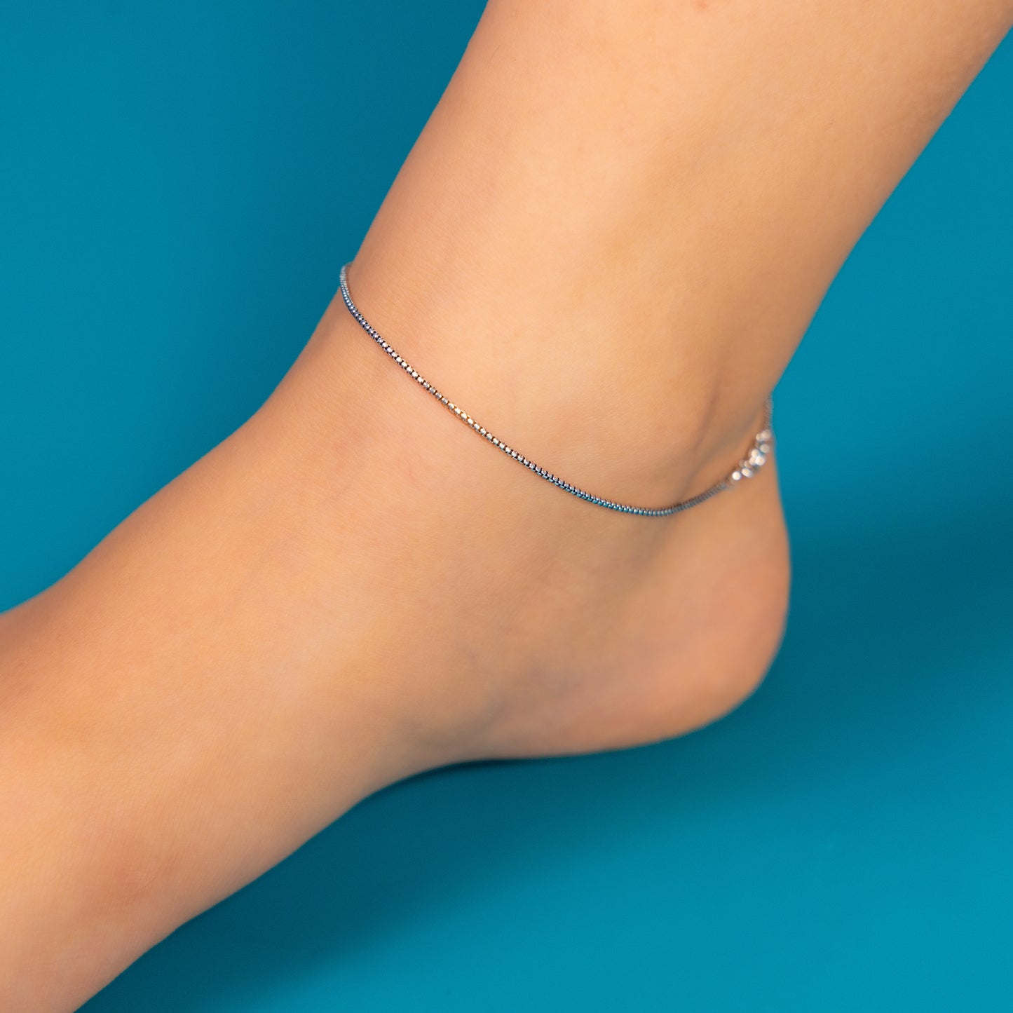 Silver Minimal Anklet