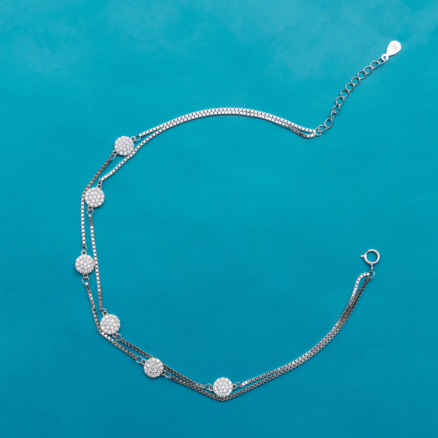 Moonlight 925 Sterling Silver  Anklet