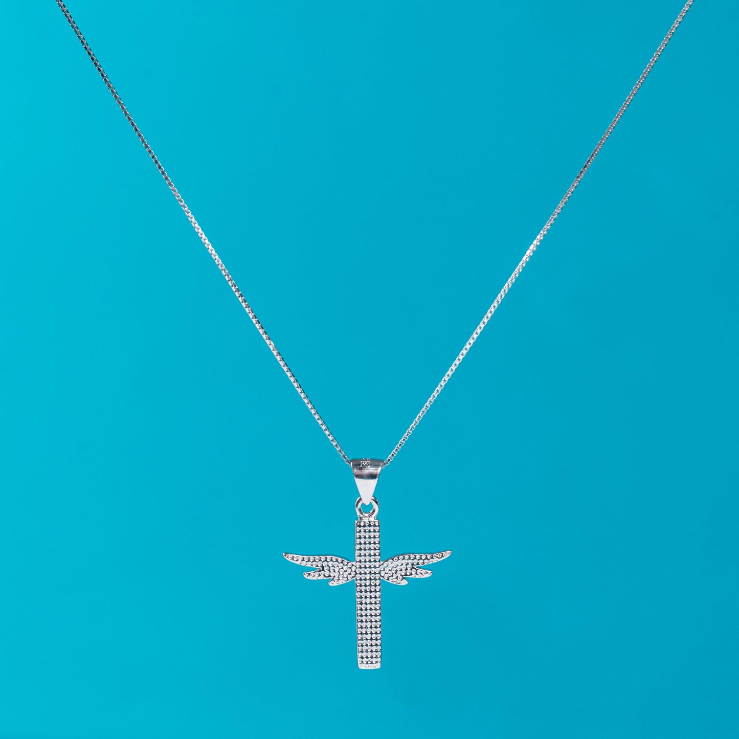 Cross Feather Pendant