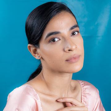 Pure 925 Silver Bold Aura Circles Stud Earrings