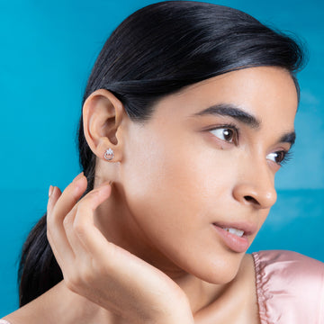 Silver Jewelry—Delicate Silver stud earrings 