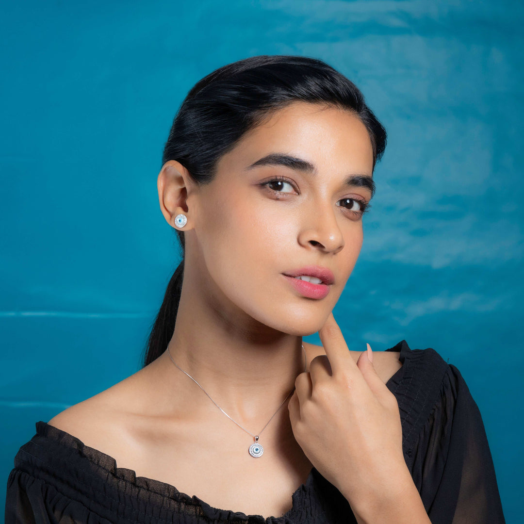 sophisticated silver whispering eye jewelry collection