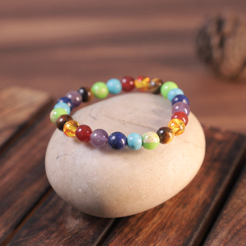7 Chakra Stone Bracelet