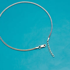 Cindrella Silver Anklet