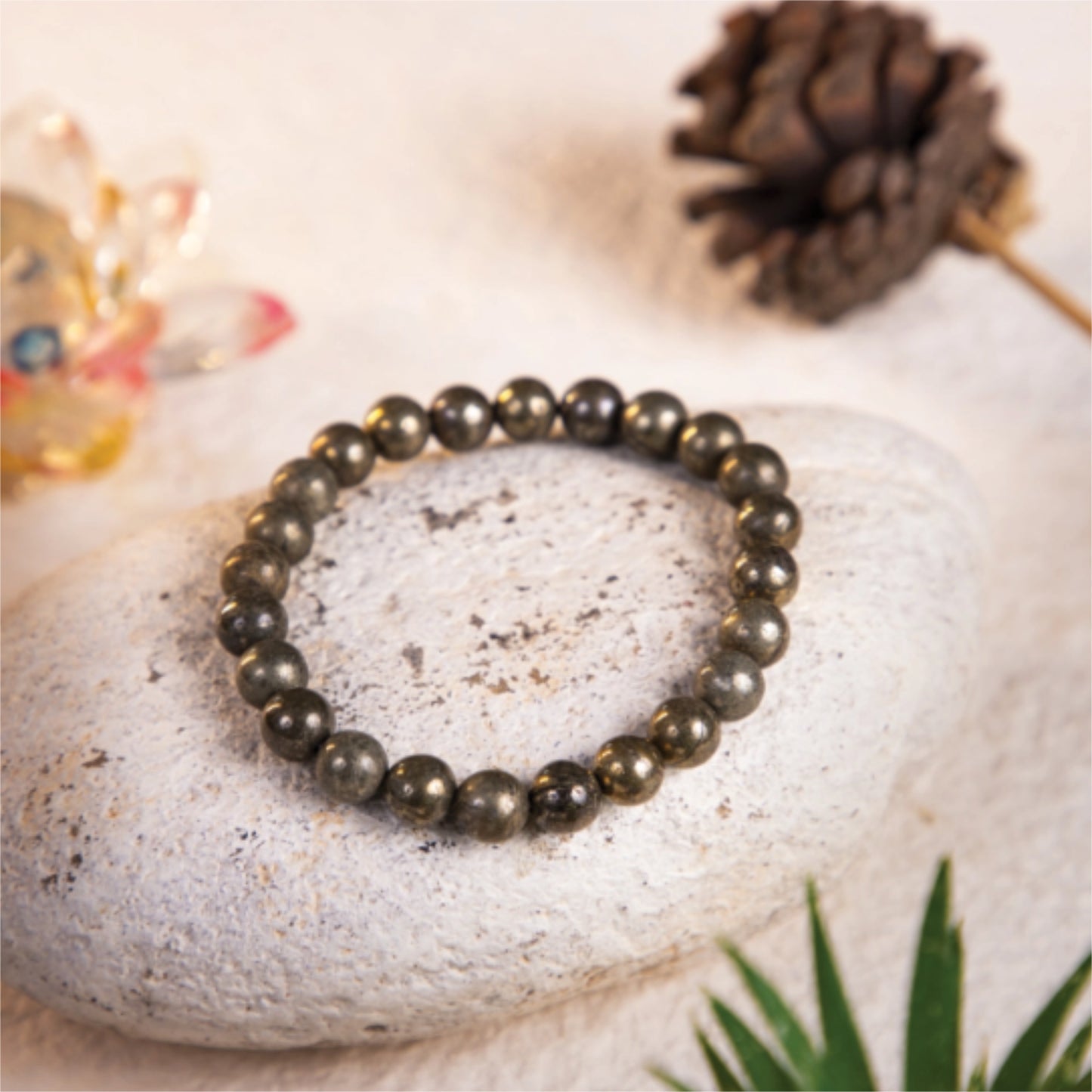 Raw Pyrite Bracelet