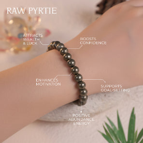 Raw Pyrite Bracelet