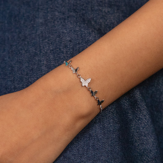 Butterfly Silver Bracelet