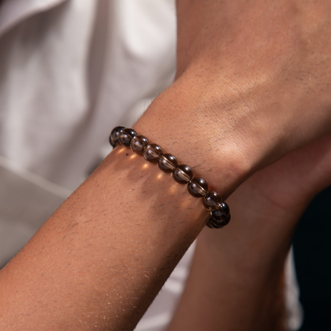 Smoky Quartz Stone bracelet for clearing negativity 