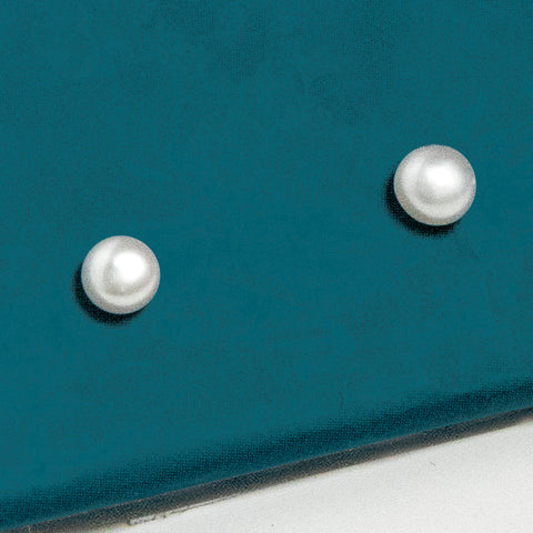 925 Sterling Silver Pearl Stud Earrings