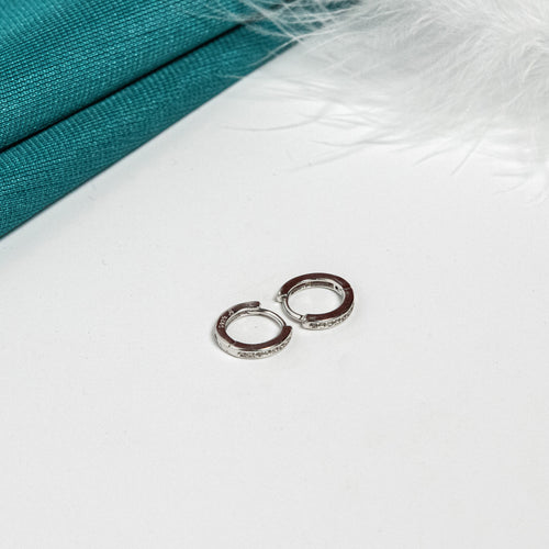 Silver Classic minimal Hoop Earrings