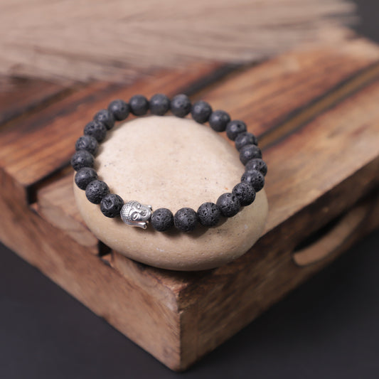 This is lava stone bracelet for men and women