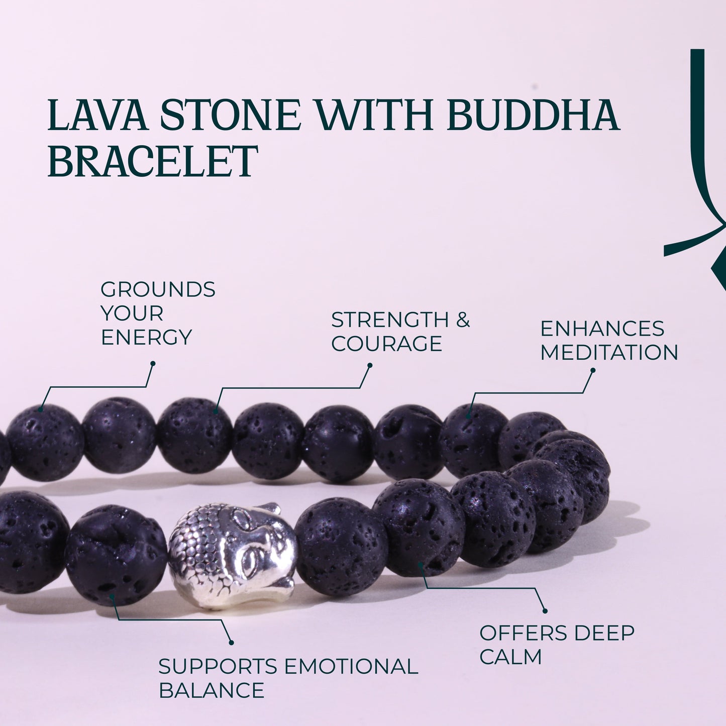 Lava stone bracelet benefits 
